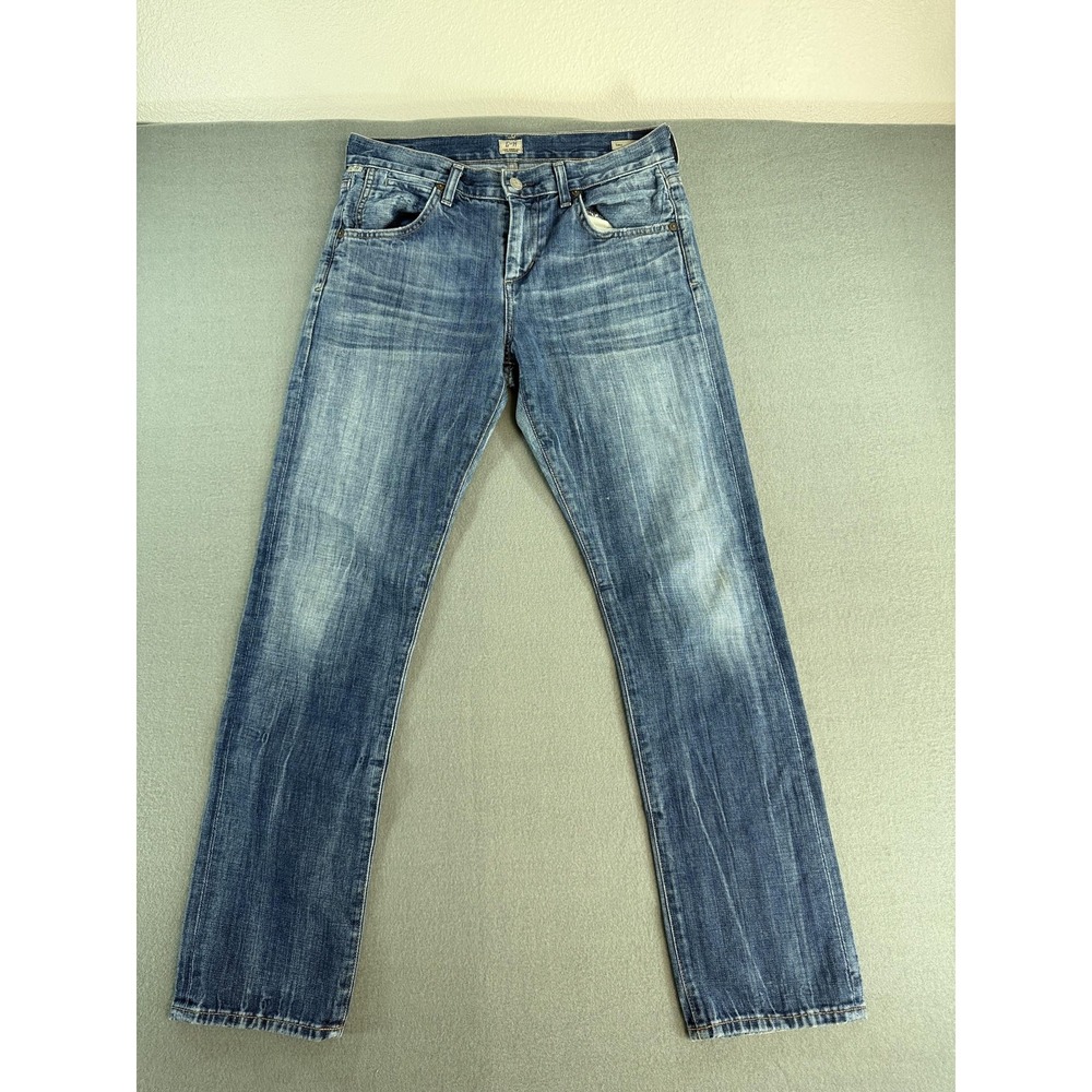 Citizens Of Humanity Daisy Jeans Womens 25 Medium Blue Relaxed Tapered Denim